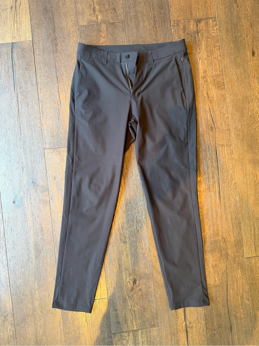 lululemon athletica Black Men's Stretch Chino Pants - Picture 1 of 3